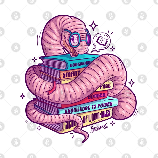 Literal bookworm by SPIRIMAL