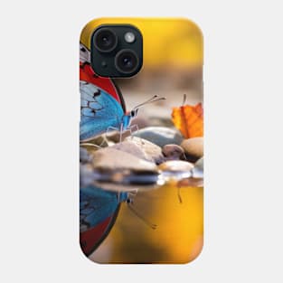 Butterfly Water Nature Serene Tranquil Phone Case