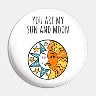 Sun And Moon Valentine Anniversary Pin