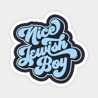 Nice Jewish Boy Retro Magnet