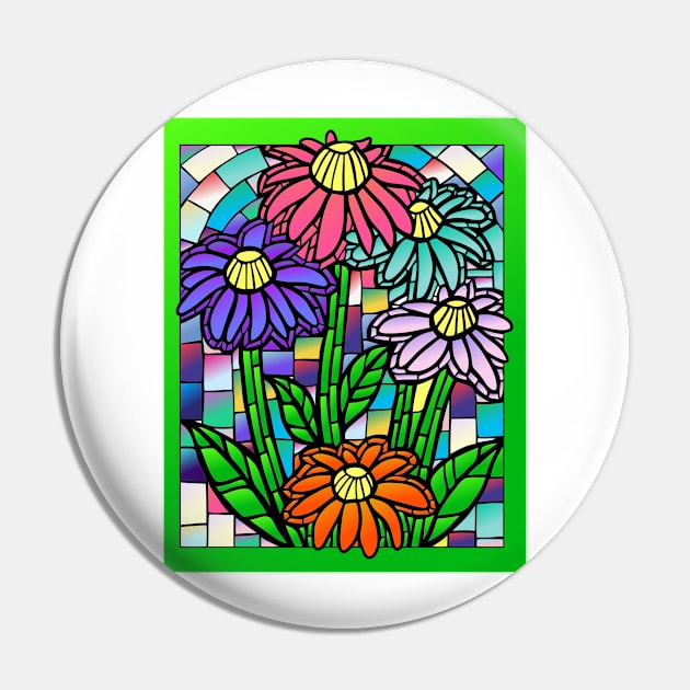 Stained Glass 10 (Style:11) Pin by luminousstore