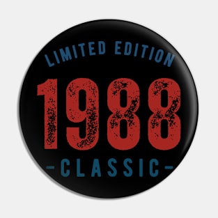 Limited Edition Classic 1988 Pin