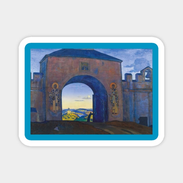 Sancta by Nicholas Roerich Magnet by Star Scrunch