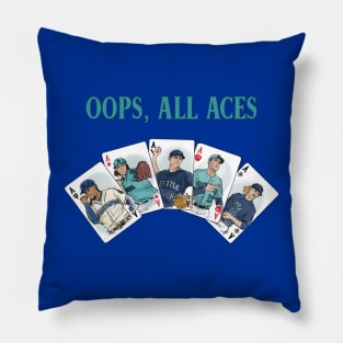 Oops, All Aces (Fan) Pillow