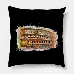 Rome Colosseum Pillow