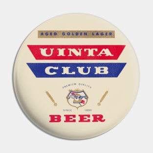 Uinta Club Beer Retro Defunct Breweriana Pin