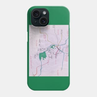 Pendersleigh Transit Map Phone Case