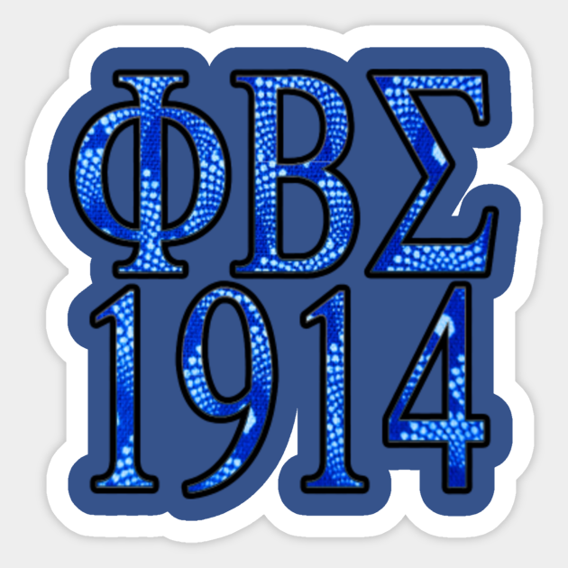 Sigma 1914 Dots Design - Phi Beta Sigma Crossing Gifts - Sticker ...