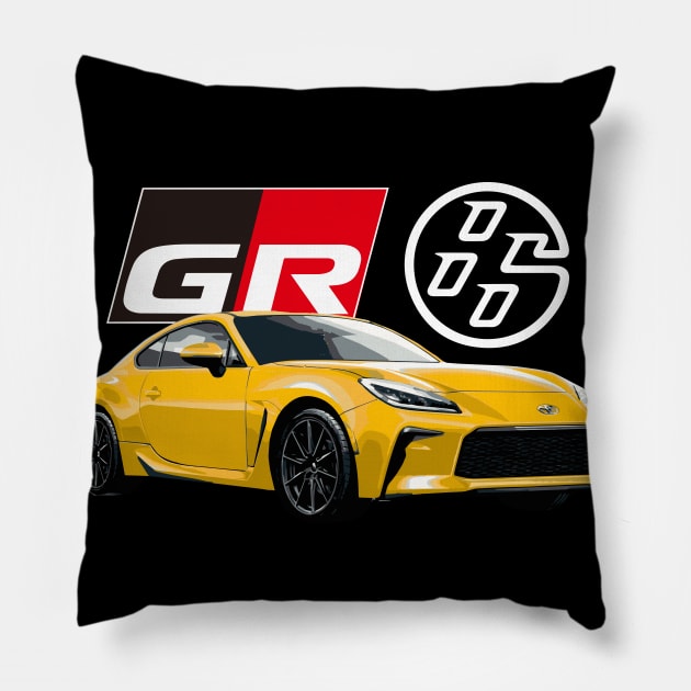 TOYOTARU GR86 BRZ Pillow by cowtown_cowboy