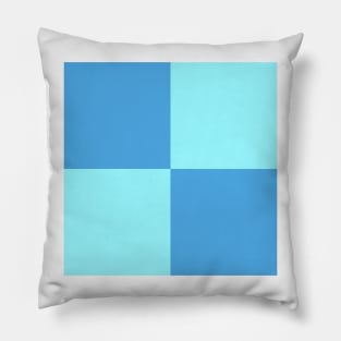 Graphic in blue tones Pillow