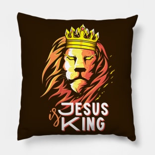 Jesus is King Pillow