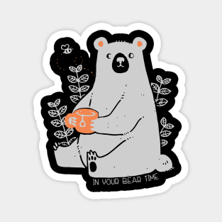 'In Your Bear Time' Animal Conservation Shirt Magnet