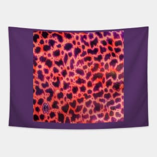 Purple Pink Leopard Tapestry