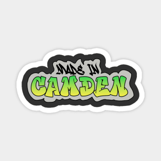 Made in Camden I Garffiti I Neon Colors I Green Magnet