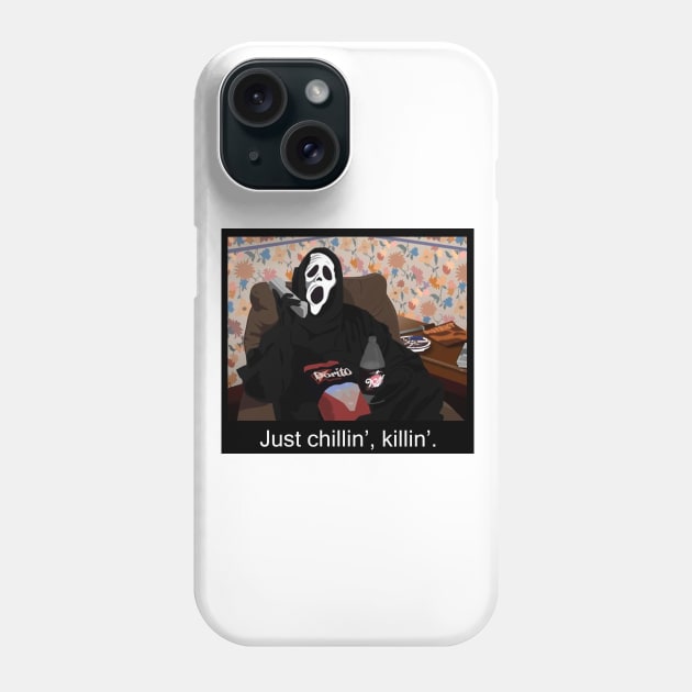 Chilling, killing Phone Case by Qwerty