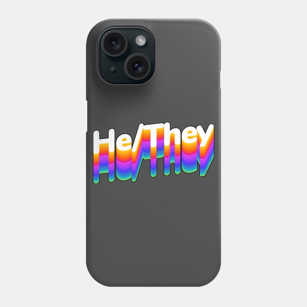 He/They Phone Case by aaallsmiles