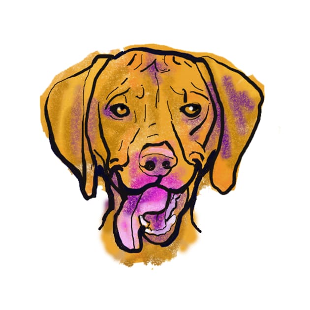 The happy Vizsla Love of My Life by lalanny