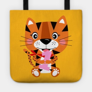 happy birthday tiger girl Tote