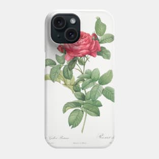 Vintage flower by Pierre-Joseph Redouté (1759–1840). Phone Case