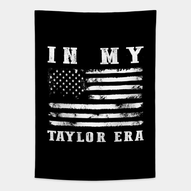 Distressed American Flag In My Taylor Eras Legend Tapestry by Symmetry Stunning Portrait