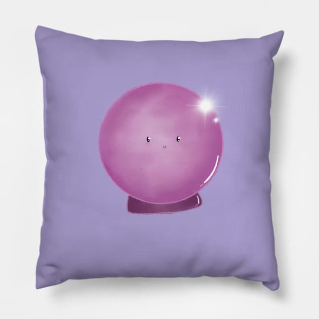 Crystal Ball Pillow by Mydrawingsz