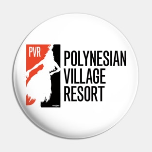 Polynesian Village Sports 70's Orange Pin