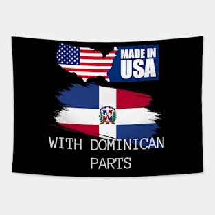 Dominican American Made in DR Tapestry