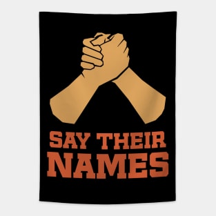 ✪ SAY THEIR NAMES ✪ Black Lives Matter BLM Tapestry