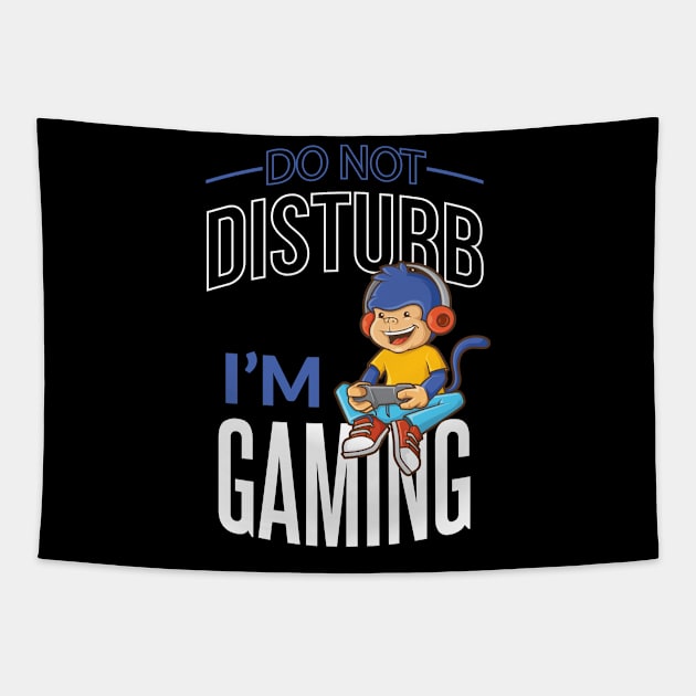 Do not disturb - I'm gaming Tapestry by Snowman store