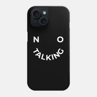 No Talking Smile Face - Dark Phone Case