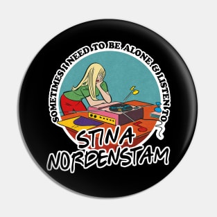 Stina Nordenstam / Music Obsessive Fan Design Pin