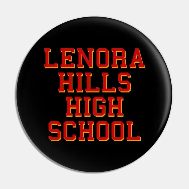 Fictional 80's TV Series School Logo Pin by BoggsNicolas