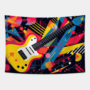 Rock Music Guitar Tapestry