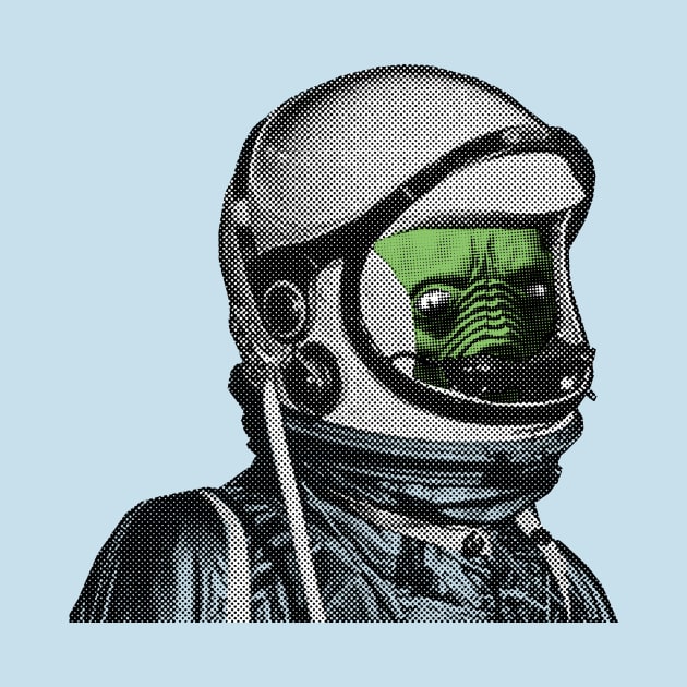 Alien Spaceman by sombreroinc