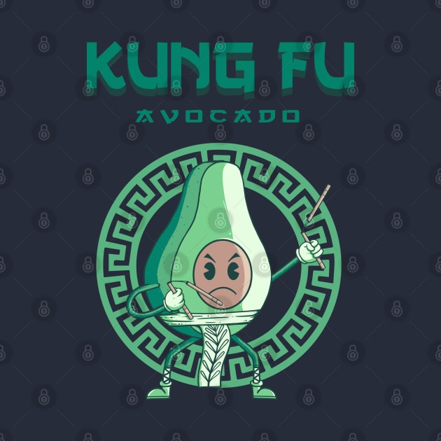 Kung Fu Avocado by NathanRiccelle