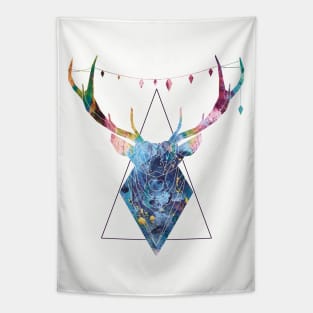 Geometric deer Tapestry