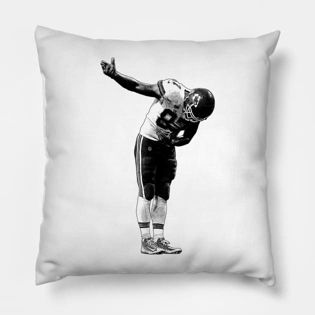 Travis Kelce Pillow by Puaststrol