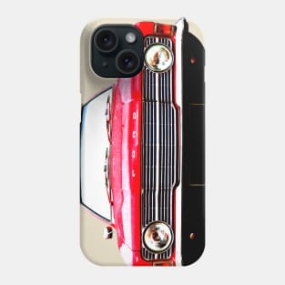 Ford Cortina MkIII 1970s classic car high contrast red Phone Case