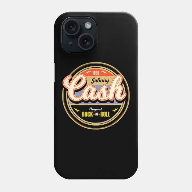 Johnny Cash Phone Case by VizRad