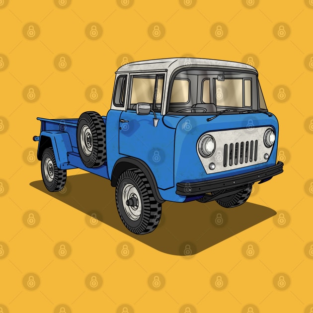 Jeep Forward Control FC-170 Blue by Guyvit