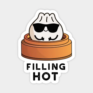 Filling Hot Cute Dumpling Pun Magnet