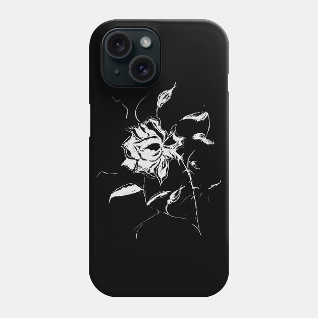 Gothic Rose No.2 Phone Case by zeljkica