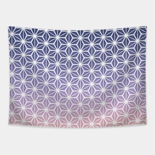 Geometric sunset pattern Tapestry