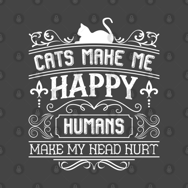 Cats Make Me Happy by kimmieshops