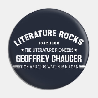 Literature Rocks! Pin