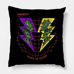 Skaett Purple Or Yellow Pillow