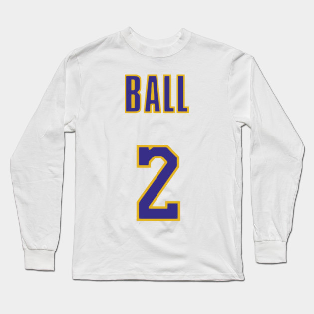 lakers jersey long sleeve