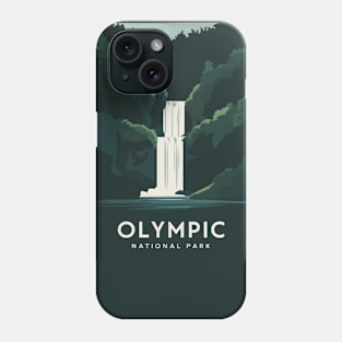 Olympic National Park Waterfall Phone Case