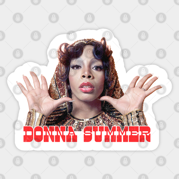 Donna Summer / Retro Style Fan Art Design - Donna Summer - Sticker