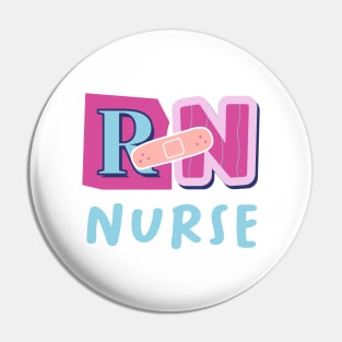 Cool RN nurse design Pin